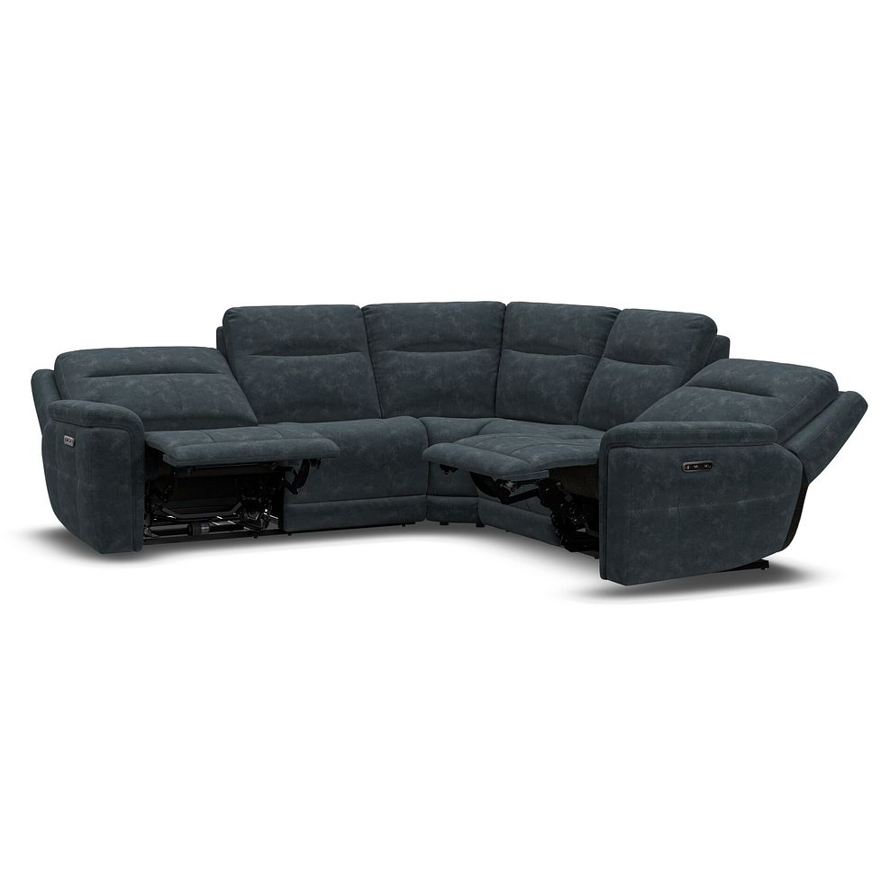 Dalton Large Corner Electric Recliner Sofa with Power Headrests in Dexter Shadow Fabric 7