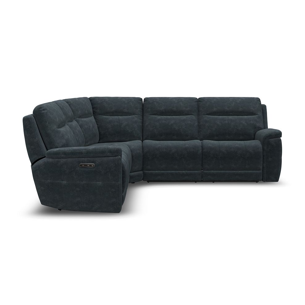 Dalton Large Corner Electric Recliner Sofa with Power Headrests in Dexter Shadow Fabric 13