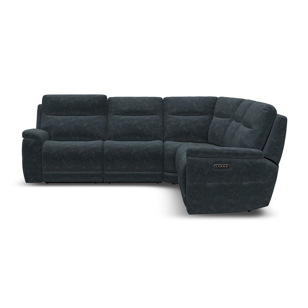 Dalton Large Corner Electric Recliner Sofa with Power Headrests in Dexter Shadow Fabric 10