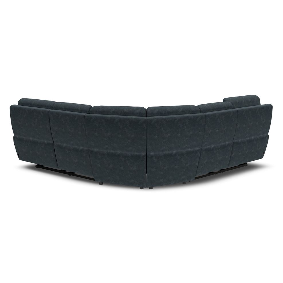 Dalton Large Corner Electric Recliner Sofa with Power Headrests in Dexter Shadow Fabric 12