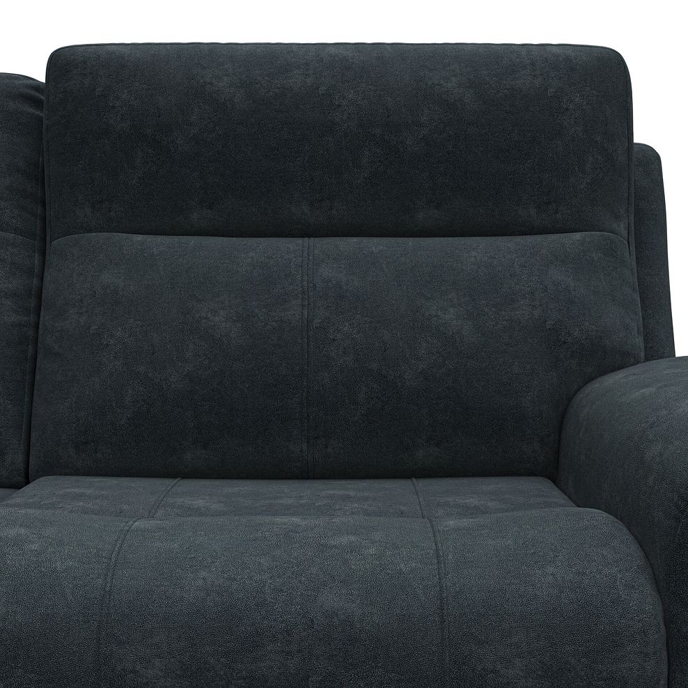 Dalton Large Corner Electric Recliner Sofa with Power Headrests in Dexter Shadow Fabric 18
