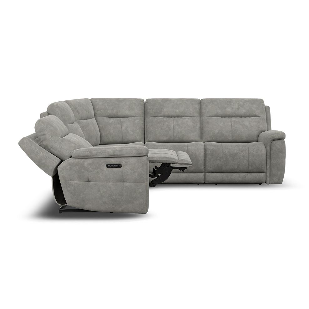 Dalton Large Corner Electric Recliner Sofa with Power Headrests in Dexter Stone Fabric 16
