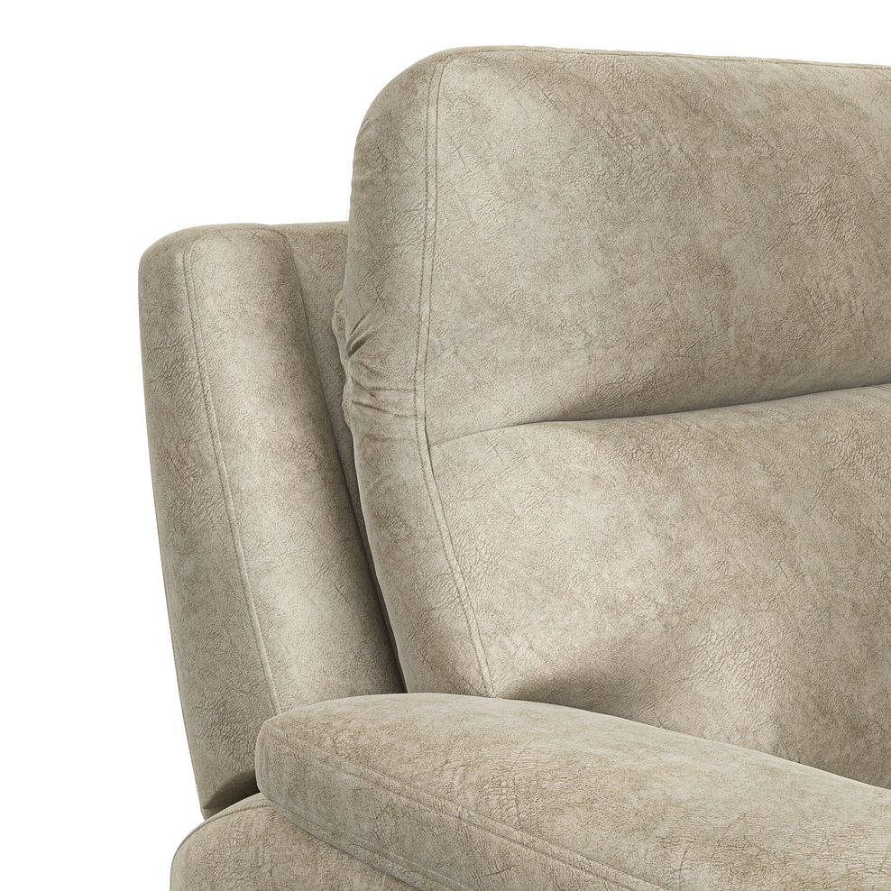 Dalton Large Corner Electric Recliner Sofa with Power Headrests in Marble Cream Fabric 20