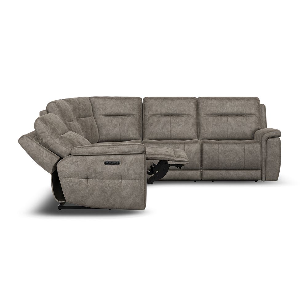 Dalton Large Corner Electric Recliner Sofa with Power Headrests in Marble Mink Fabric 16