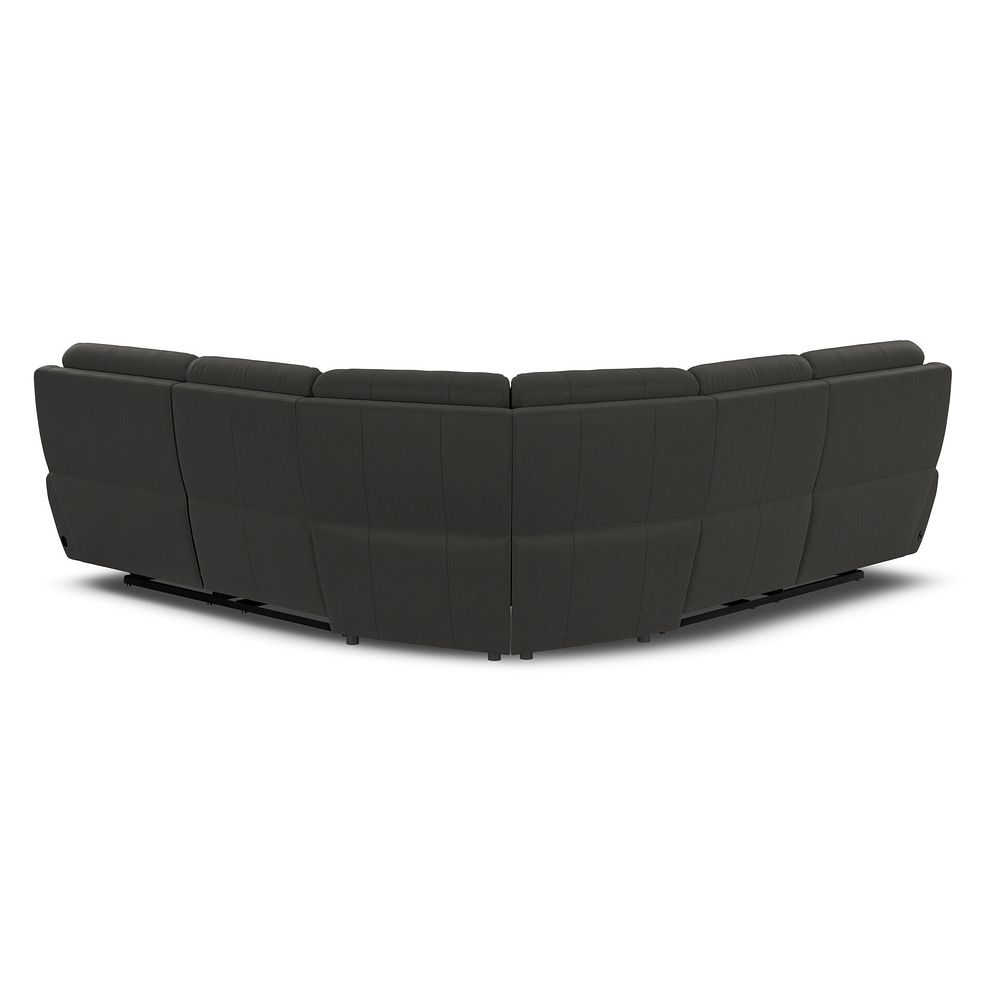 Dalton Large Corner Electric Recliner Sofa with Power Headrests in Storm Leather 11