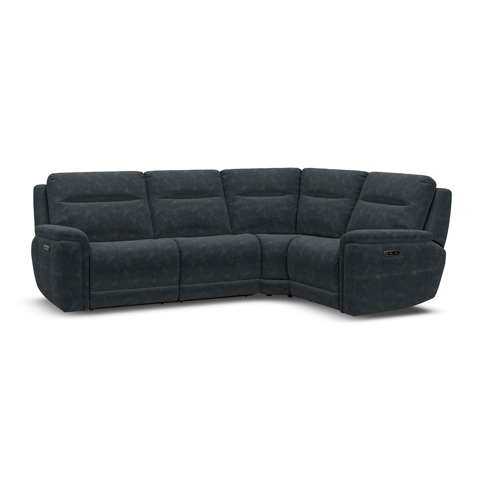 Dalton Left Hand Corner Electric Recliner Sofa in Dexter Shadow Fabric 2