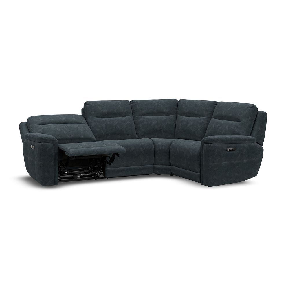 Dalton Left Hand Corner Electric Recliner Sofa in Dexter Shadow Fabric 3