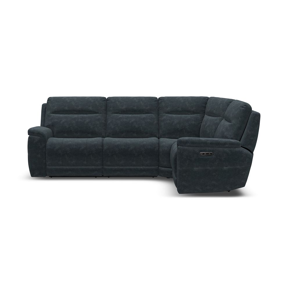 Dalton Left Hand Corner Electric Recliner Sofa in Dexter Shadow Fabric 5