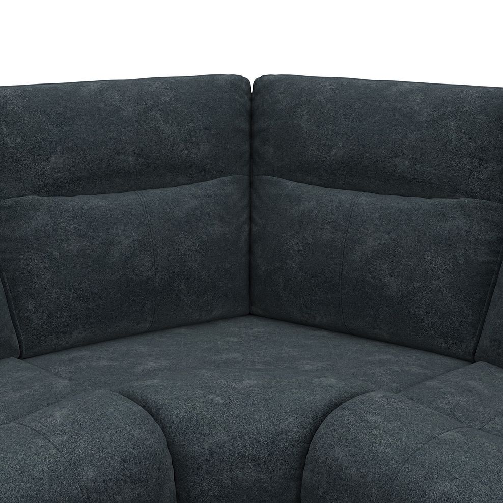 Dalton Left Hand Corner Electric Recliner Sofa in Dexter Shadow Fabric 10