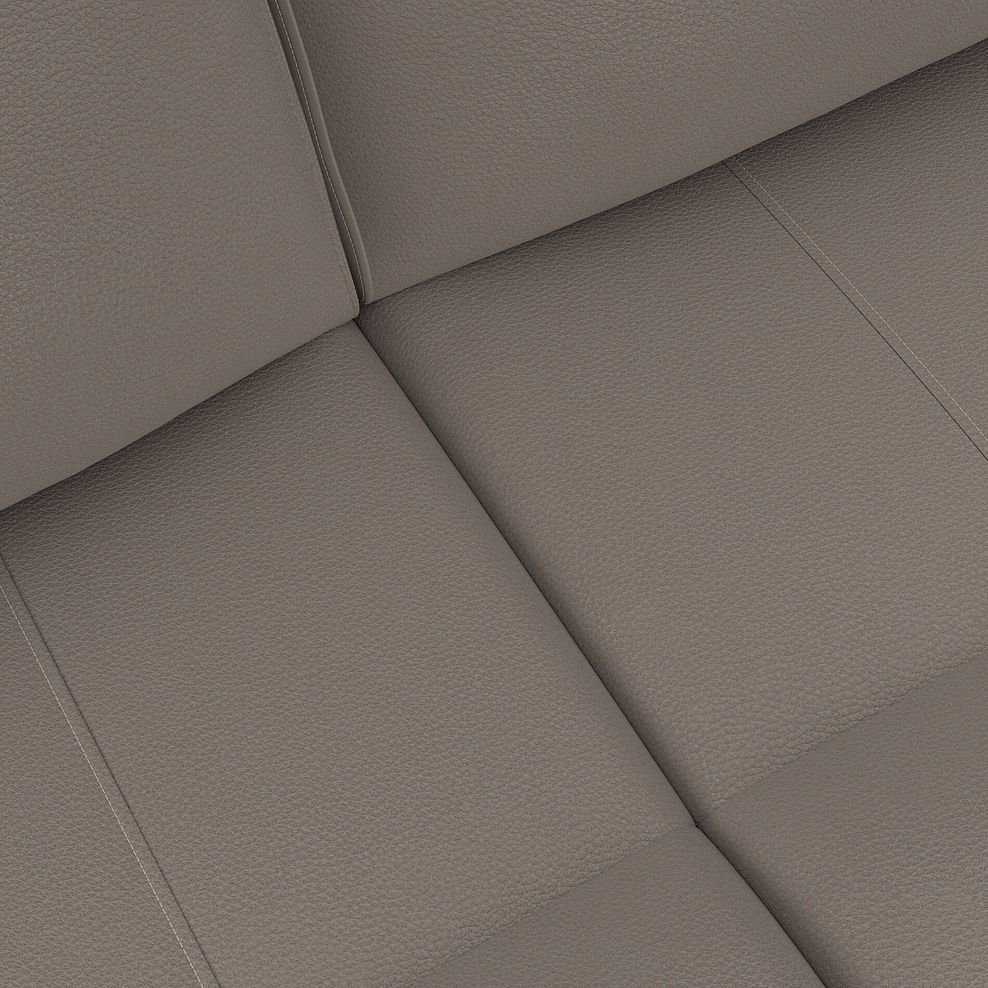 Dalton Left Hand Corner Electric Recliner Sofa in Oyster Leather 13