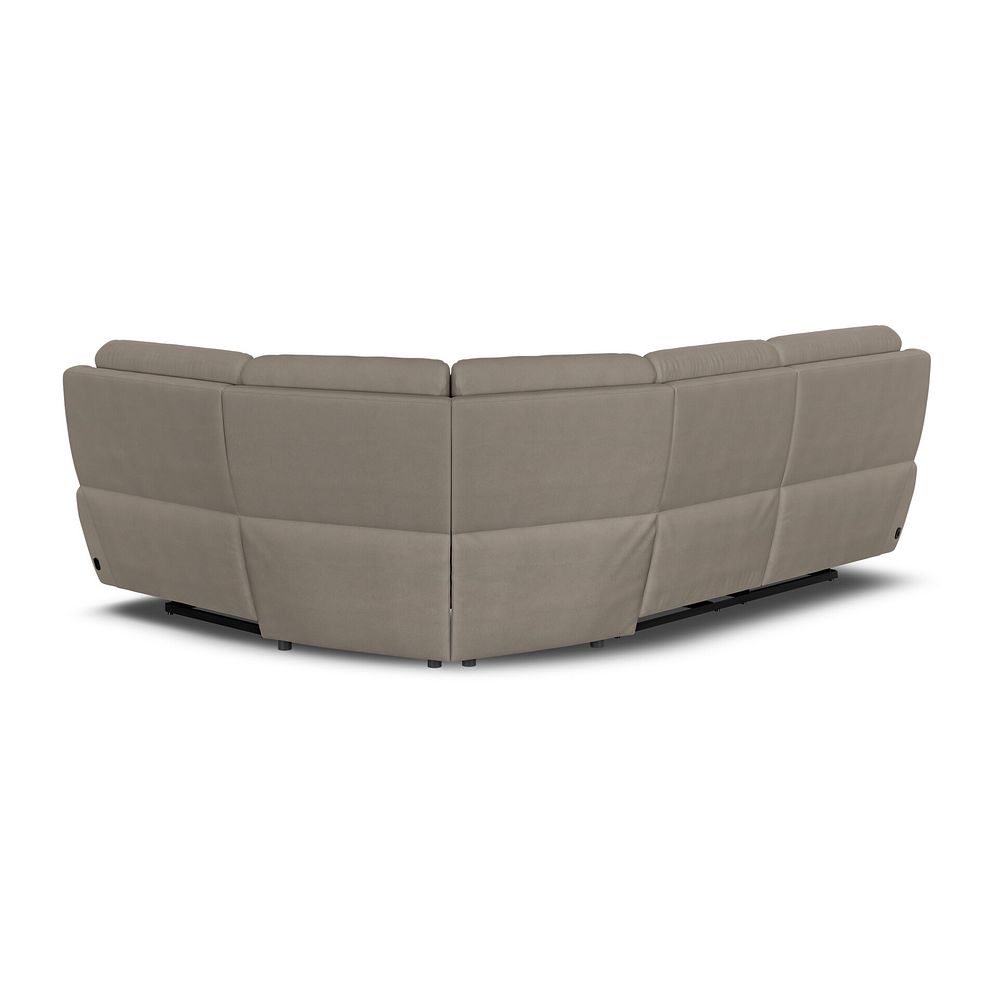 Dalton Left Hand Corner Electric Recliner Sofa with Power Headrests in Bella Latte Fabric 14