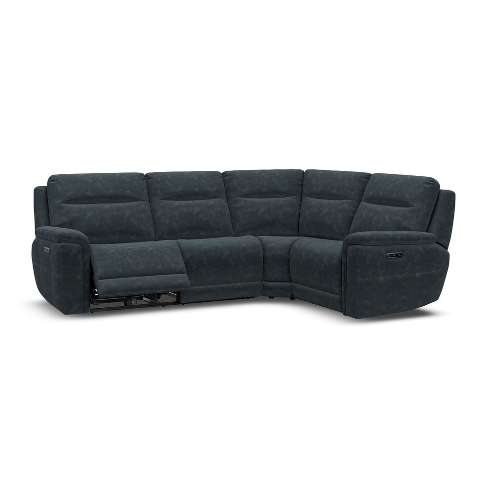 Dalton Left Hand Corner Electric Recliner Sofa with Power Headrests in Dexter Shadow Fabric 3