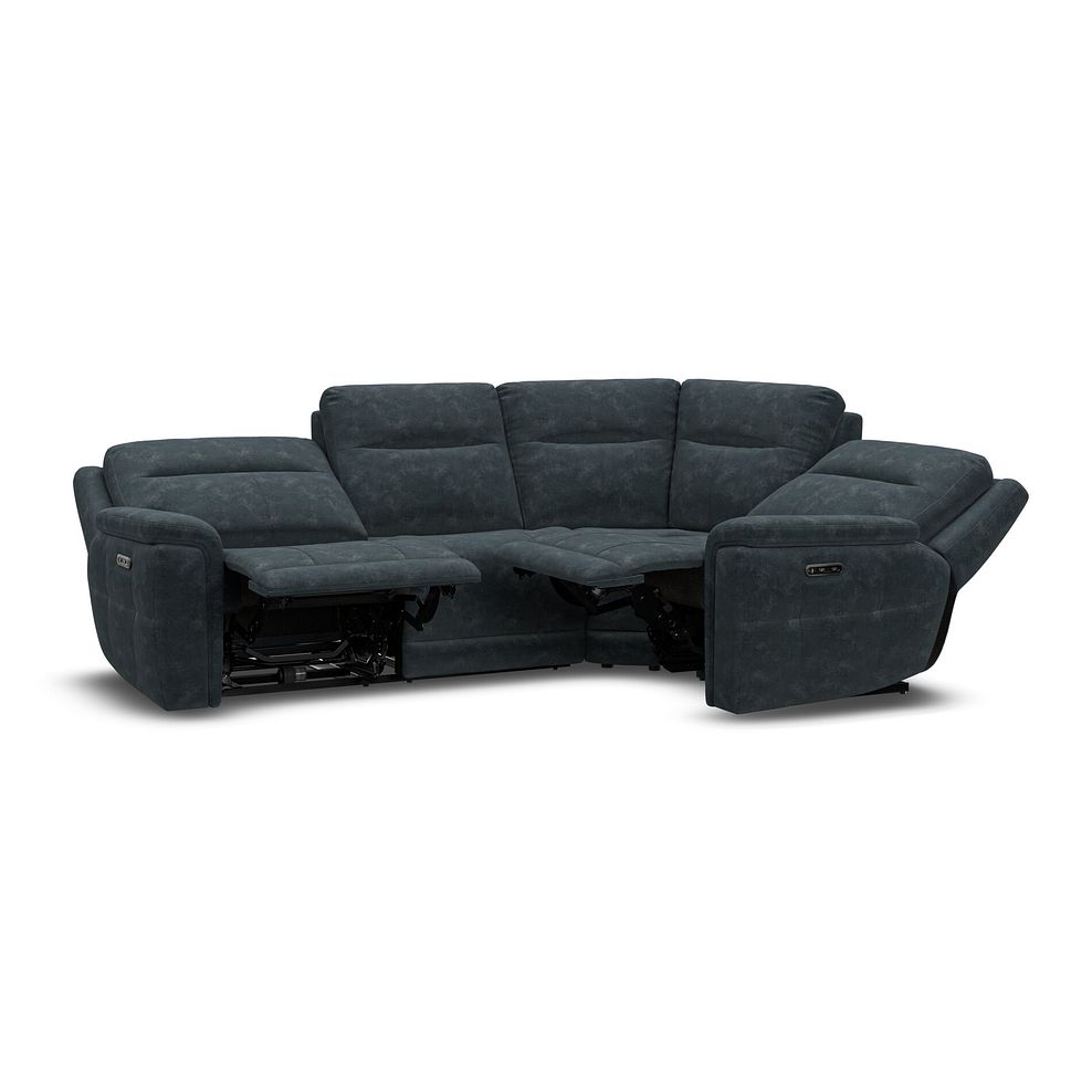 Dalton Left Hand Corner Electric Recliner Sofa with Power Headrests in Dexter Shadow Fabric 7