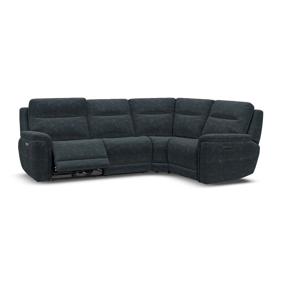 Dalton Left Hand Corner Electric Recliner Sofa with Power Headrests in Dexter Shadow Fabric 4