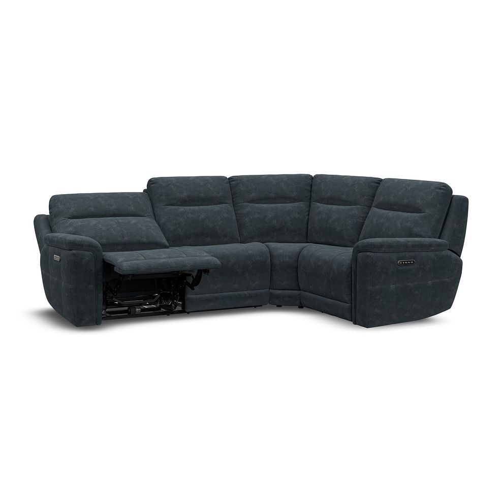 Dalton Left Hand Corner Electric Recliner Sofa with Power Headrests in Dexter Shadow Fabric 6