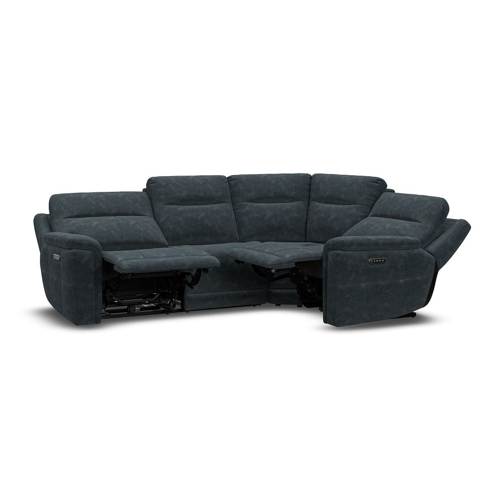 Dalton Left Hand Corner Electric Recliner Sofa with Power Headrests in Dexter Shadow Fabric 8
