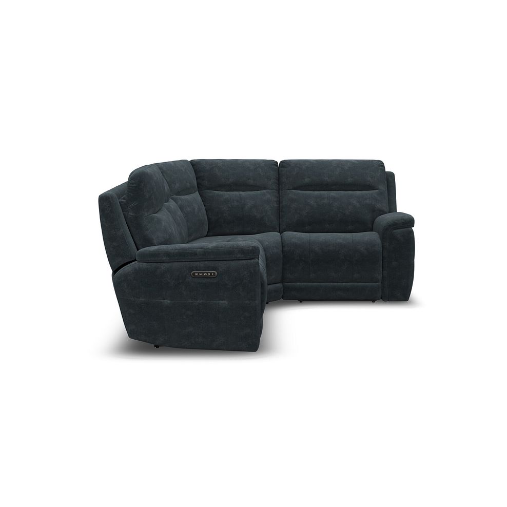 Dalton Left Hand Corner Electric Recliner Sofa with Power Headrests in Dexter Shadow Fabric 12