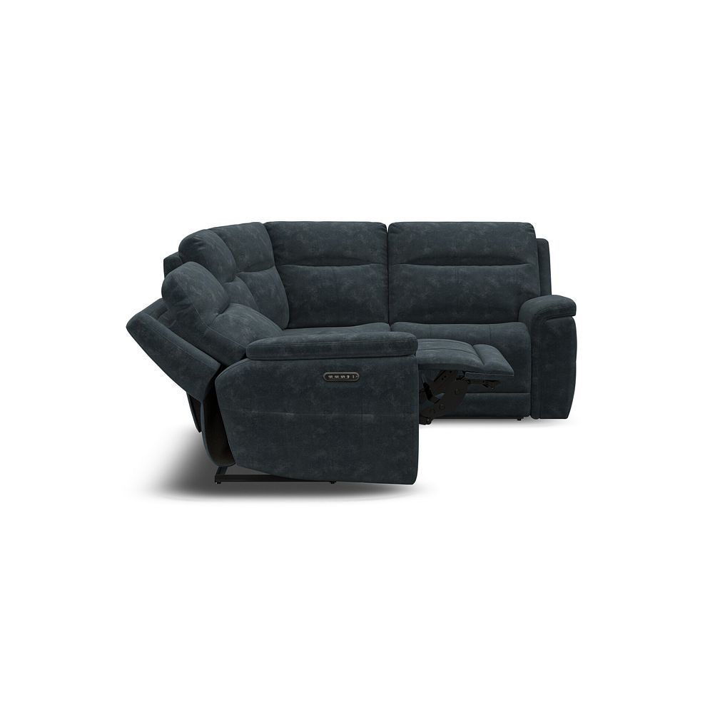 Dalton Left Hand Corner Electric Recliner Sofa with Power Headrests in Dexter Shadow Fabric 14