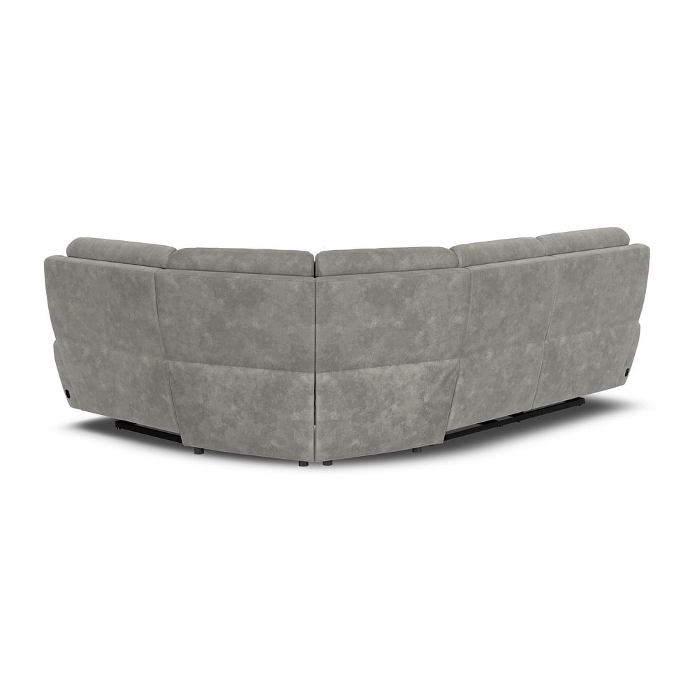 Dalton Left Hand Corner Electric Recliner Sofa with Power Headrests in Dexter Stone Fabric 10