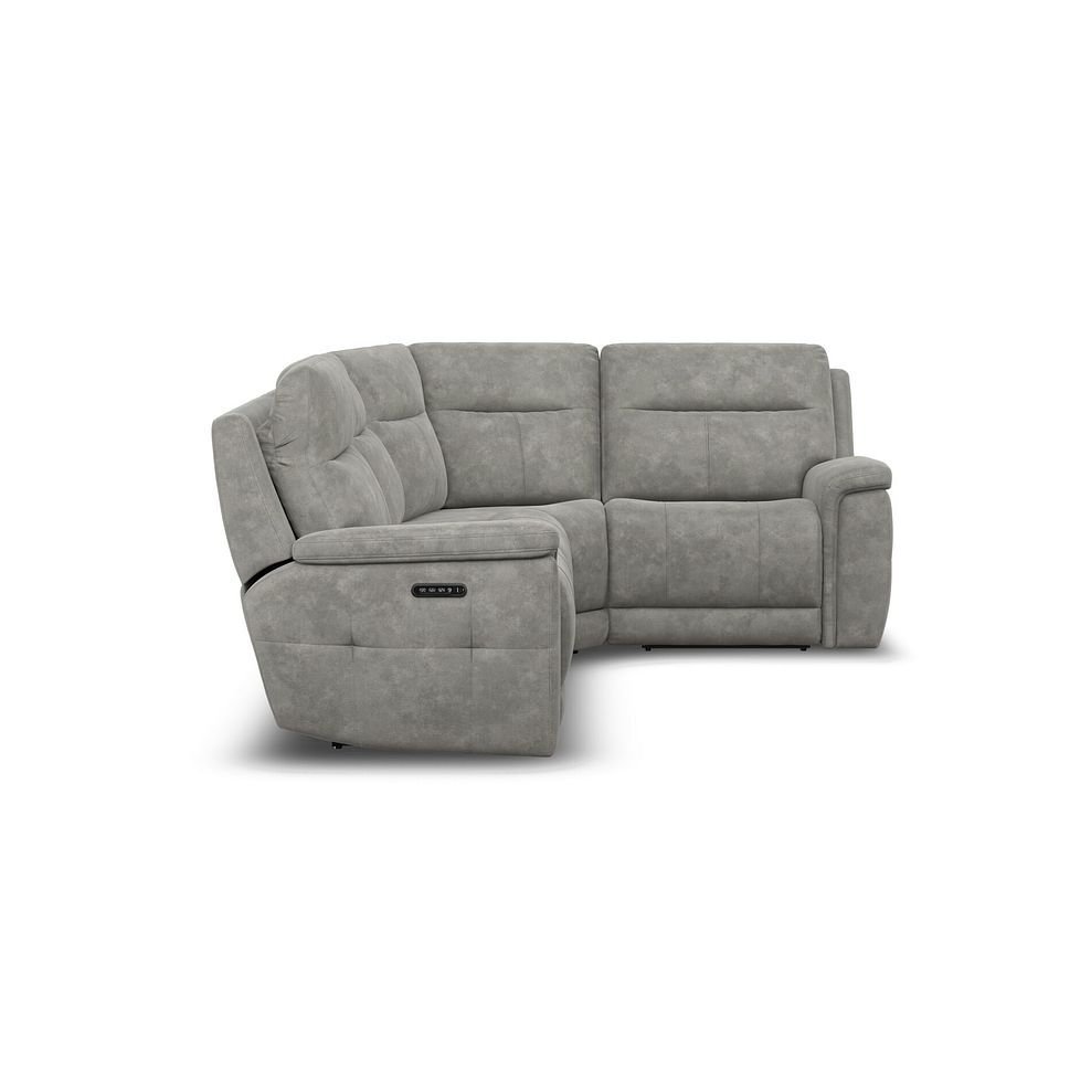 Dalton Left Hand Corner Electric Recliner Sofa with Power Headrests in Dexter Stone Fabric 12