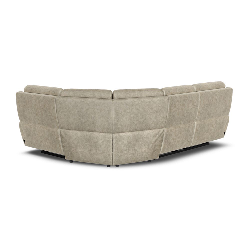 Dalton Left Hand Corner Electric Recliner Sofa with Power Headrests in Marble Cream Fabric 10