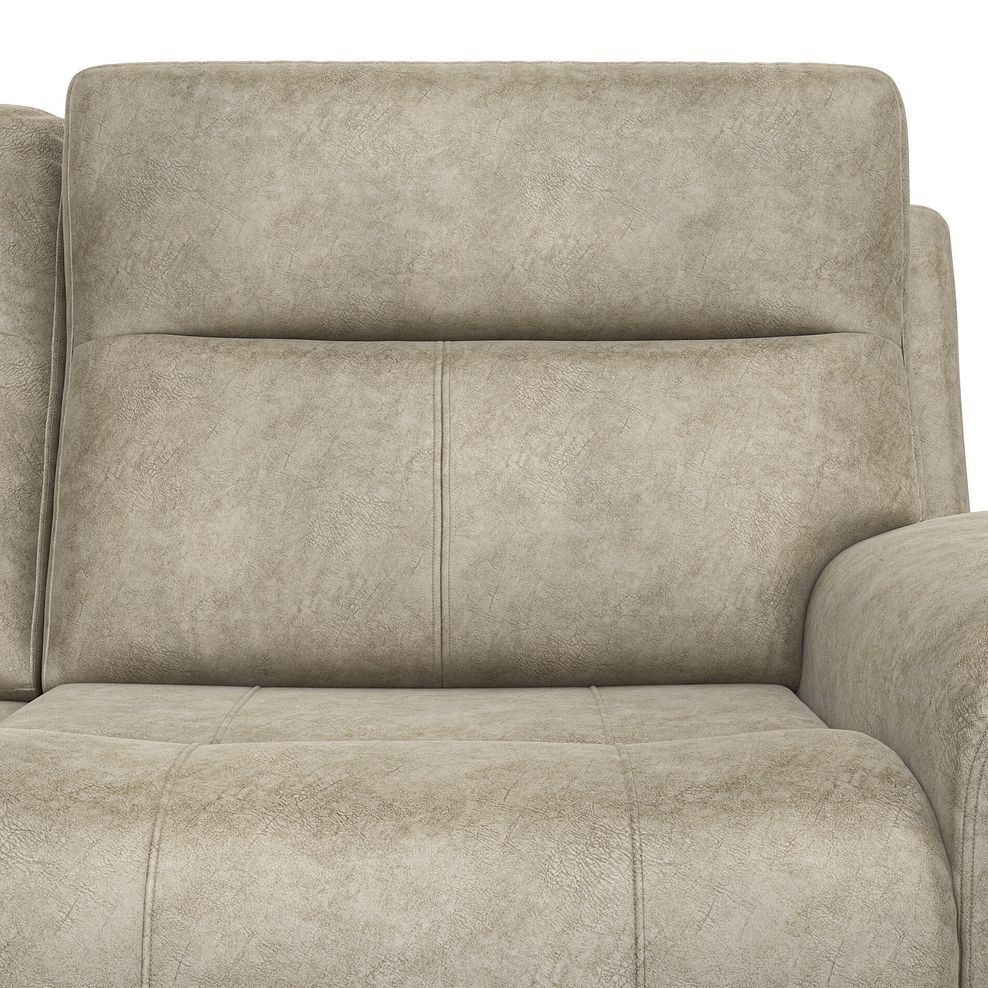 Dalton Left Hand Corner Electric Recliner Sofa with Power Headrests in Marble Cream Fabric 16