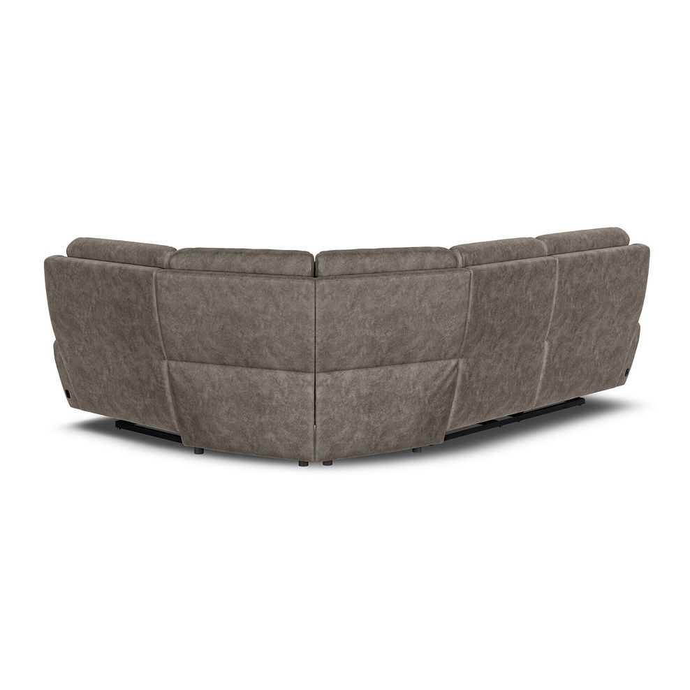 Dalton Left Hand Corner Electric Recliner Sofa with Power Headrests in Marble Mink Fabric 10