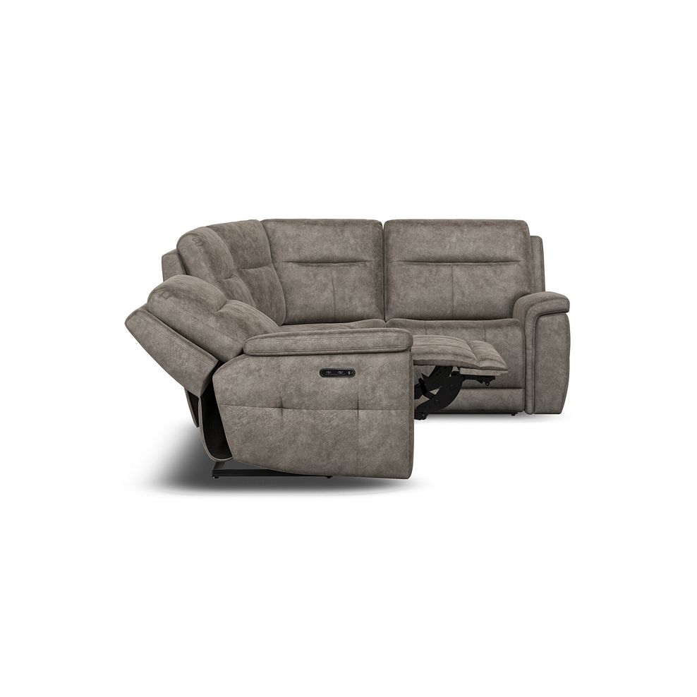 Dalton Left Hand Corner Electric Recliner Sofa with Power Headrests in Marble Mink Fabric 13