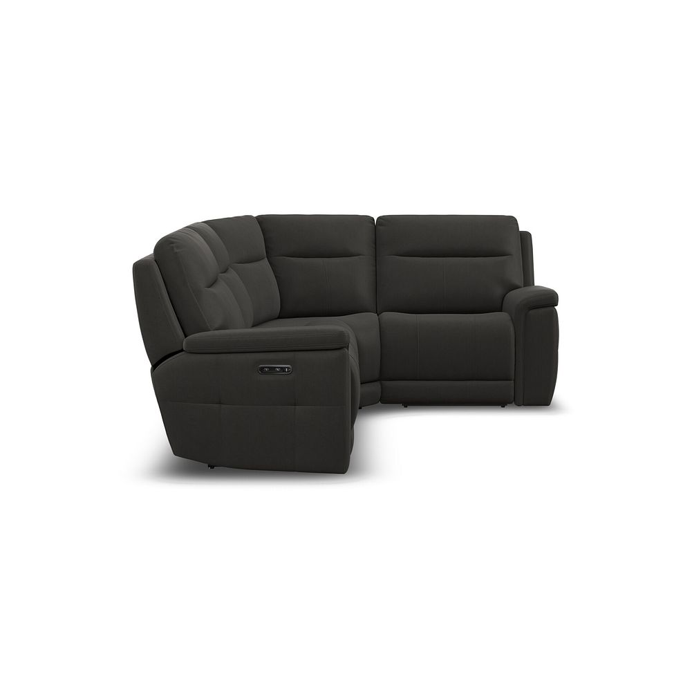 Dalton Left Hand Corner Electric Recliner Sofa with Power Headrests in Storm Leather 11