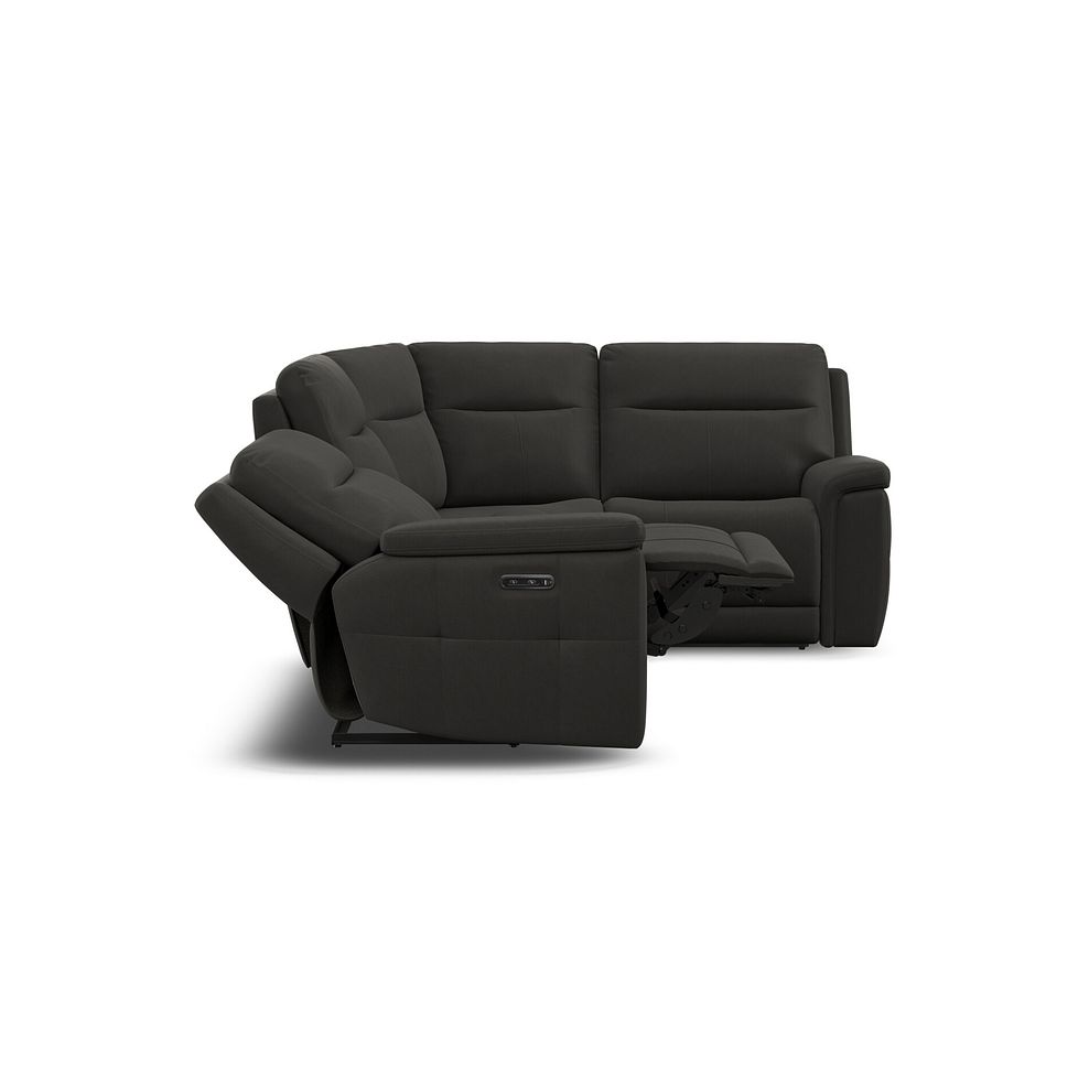 Dalton Left Hand Corner Electric Recliner Sofa with Power Headrests in Storm Leather 13
