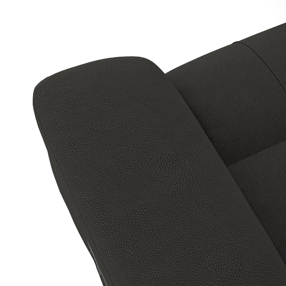 Dalton Left Hand Corner Electric Recliner Sofa with Power Headrests in Storm Leather 18