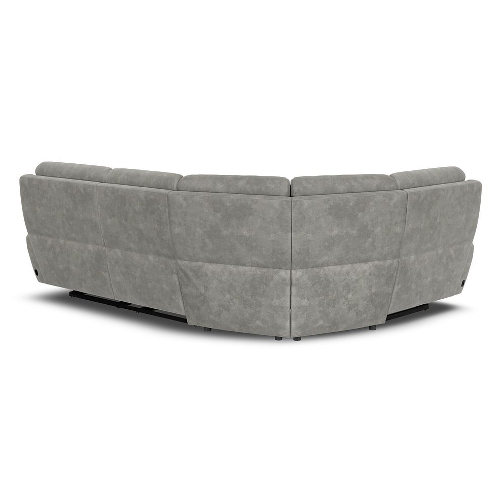 Dalton Right Hand Corner Electric Recliner Sofa in Dexter Stone Fabric 6