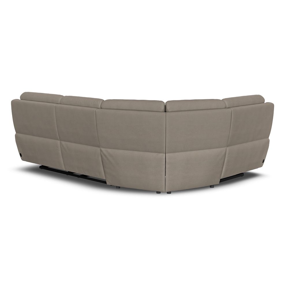 Dalton Right Hand Corner Electric Recliner Sofa with Power Headrests in Bella Latte Fabric 10