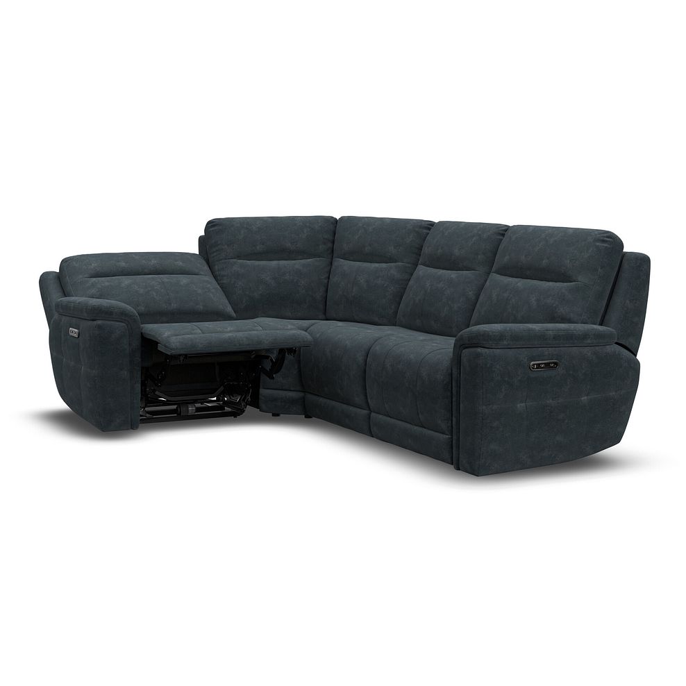 Dalton Right Hand Corner Electric Recliner Sofa with Power Headrests in Dexter Shadow Fabric 5