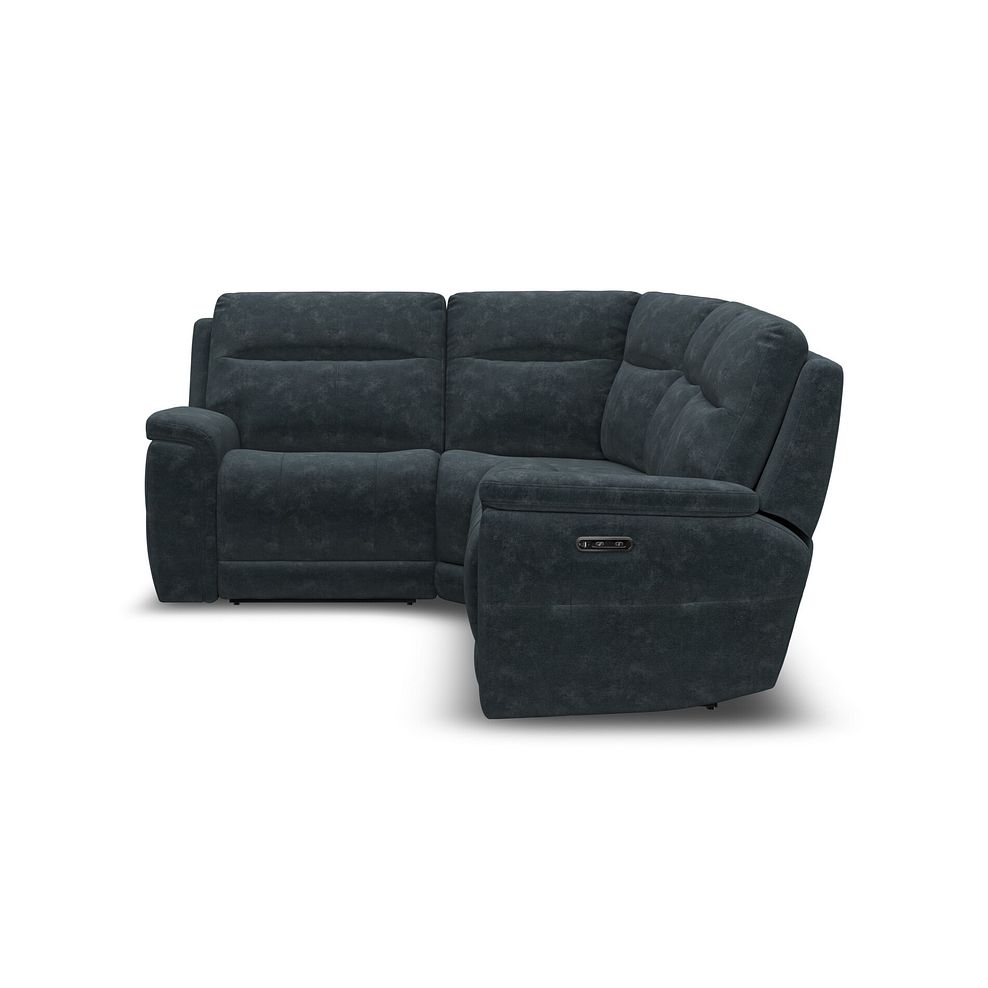 Dalton Right Hand Corner Electric Recliner Sofa with Power Headrests in Dexter Shadow Fabric 9