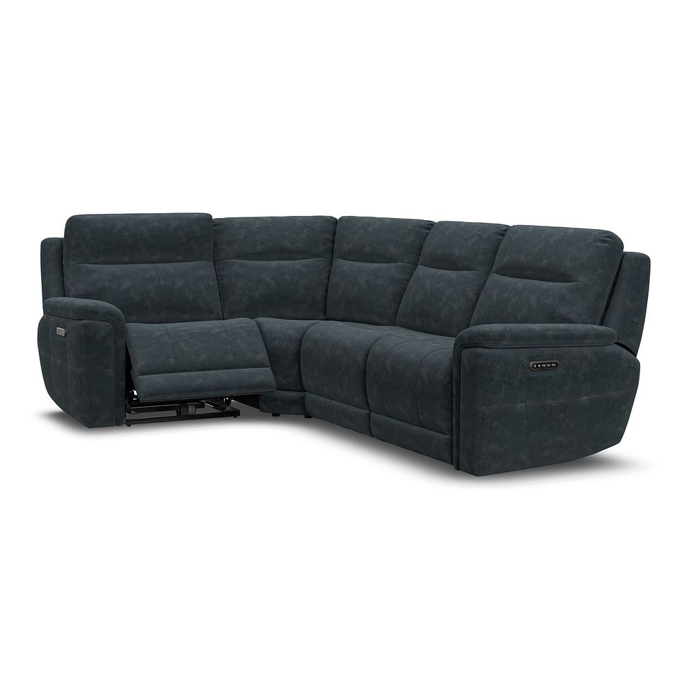 Dalton Right Hand Corner Electric Recliner Sofa with Power Headrests in Dexter Shadow Fabric 4