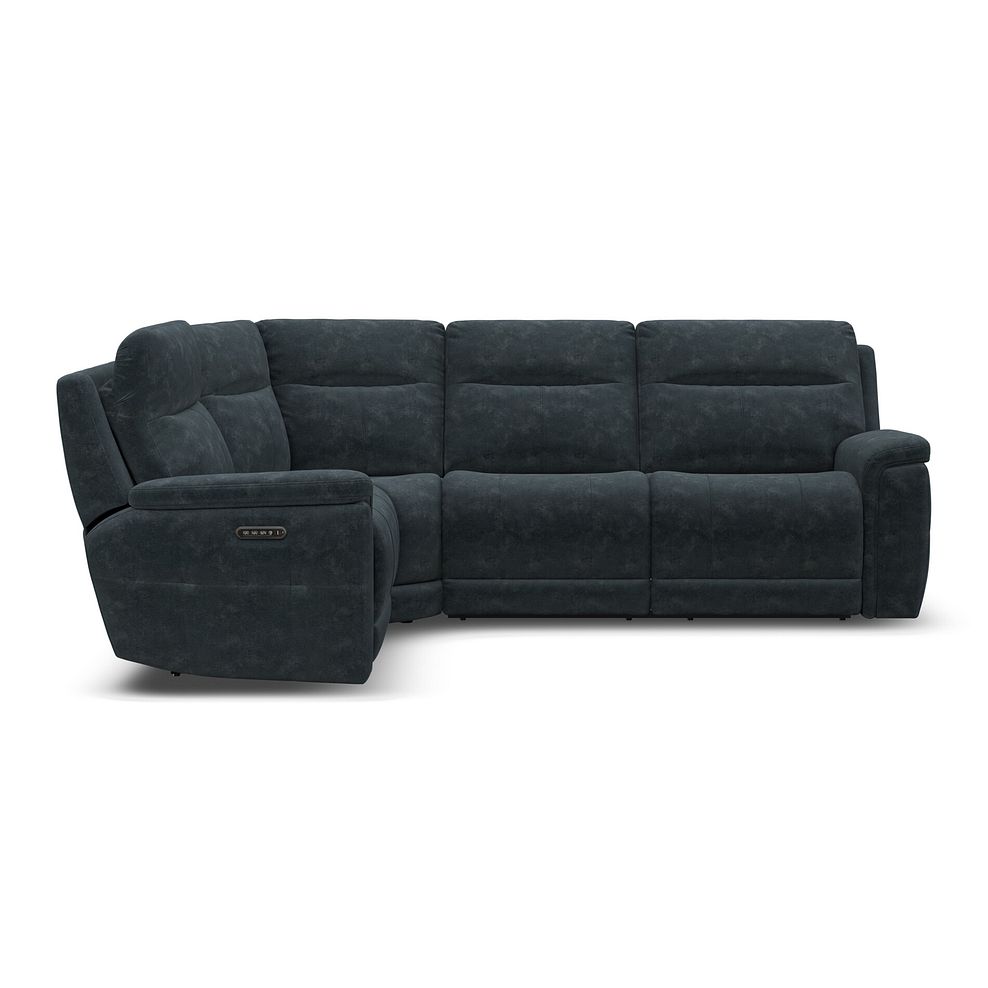 Dalton Right Hand Corner Electric Recliner Sofa with Power Headrests in Dexter Shadow Fabric 12