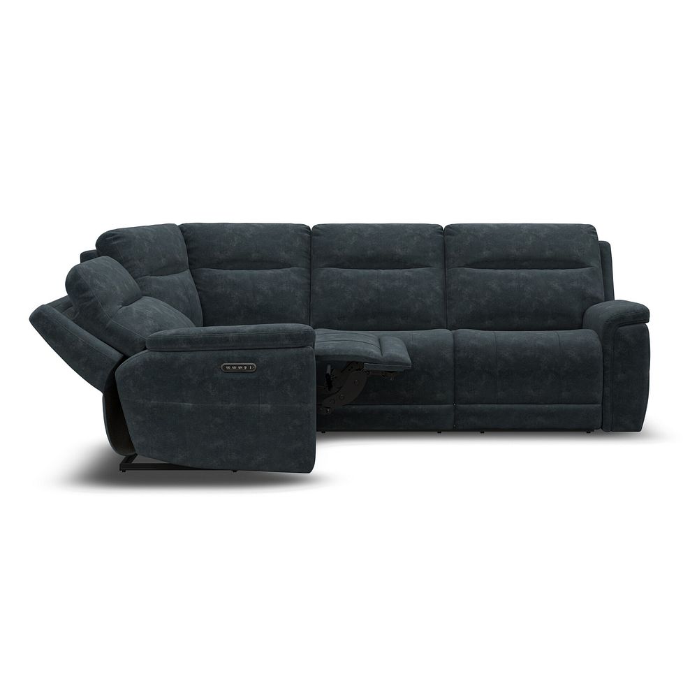 Dalton Right Hand Corner Electric Recliner Sofa with Power Headrests in Dexter Shadow Fabric 14