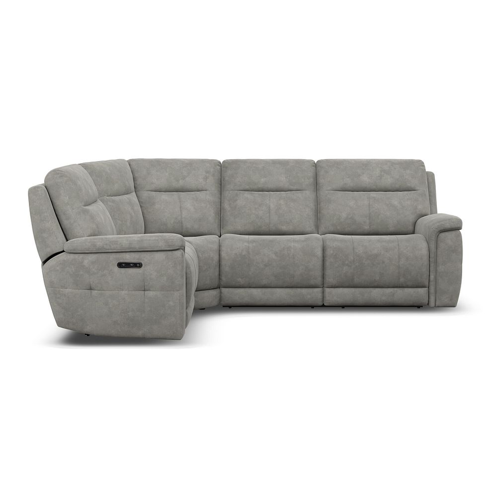 Dalton Right Hand Corner Electric Recliner Sofa with Power Headrests in Dexter Stone Fabric 11