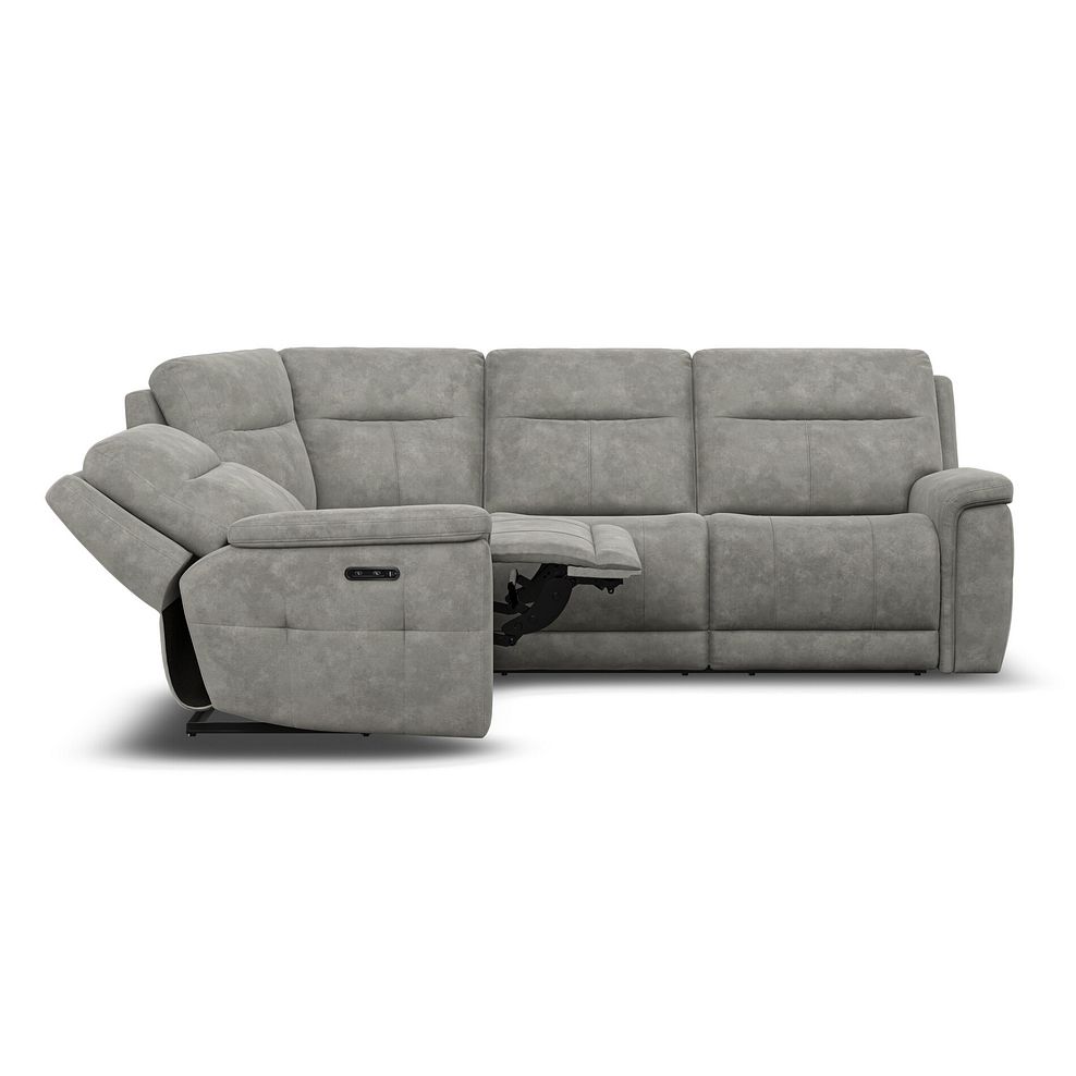 Dalton Right Hand Corner Electric Recliner Sofa with Power Headrests in Dexter Stone Fabric 13