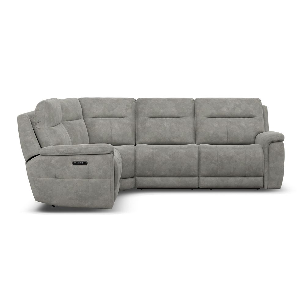Dalton Right Hand Corner Electric Recliner Sofa with Power Headrests in Dexter Stone Fabric 12