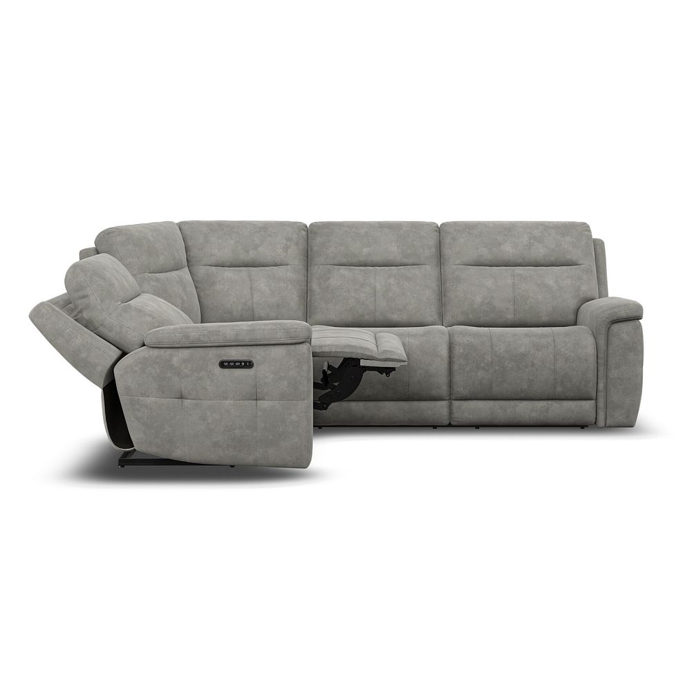 Dalton Right Hand Corner Electric Recliner Sofa with Power Headrests in Dexter Stone Fabric 14