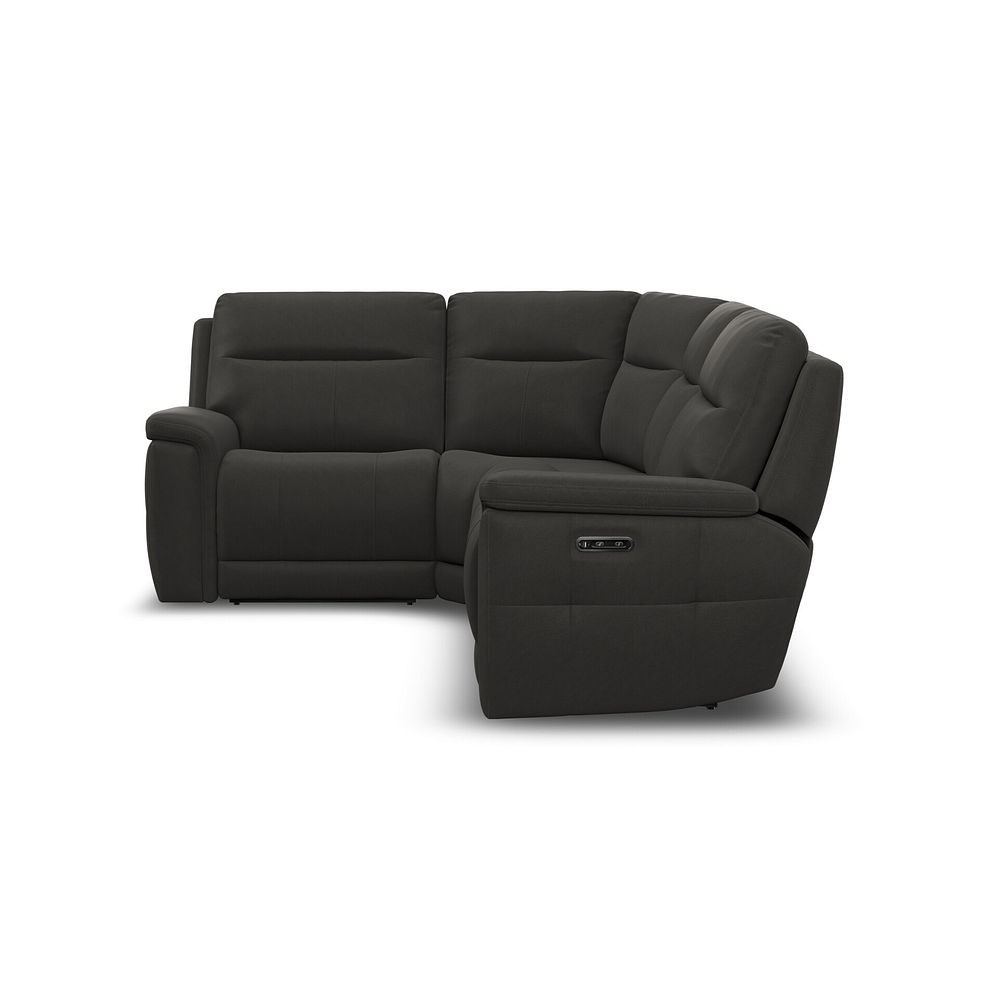 Dalton Right Hand Corner Electric Recliner Sofa with Power Headrests in Storm Leather 9