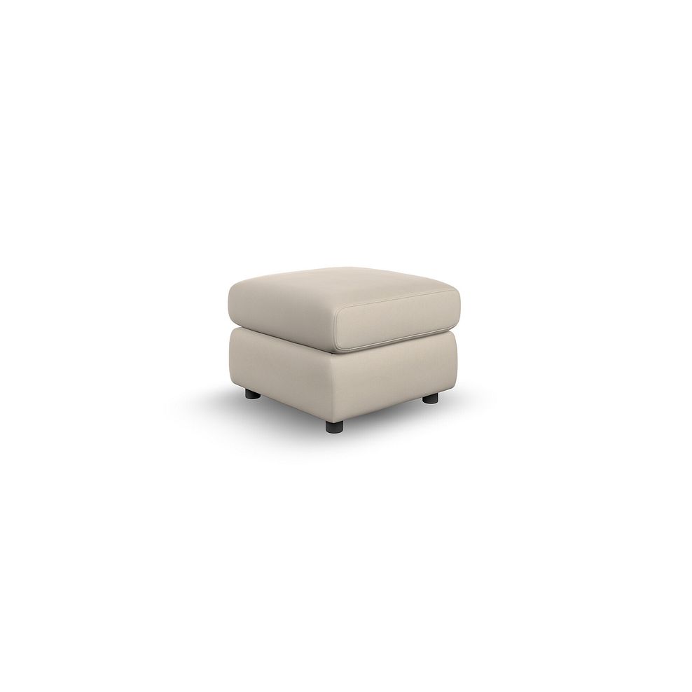 Dalton Storage Footstool in Bella Barley White Fabric 4