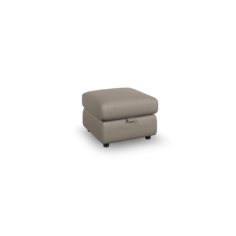 Dalton Storage Footstool in Bella Latte Fabric 1