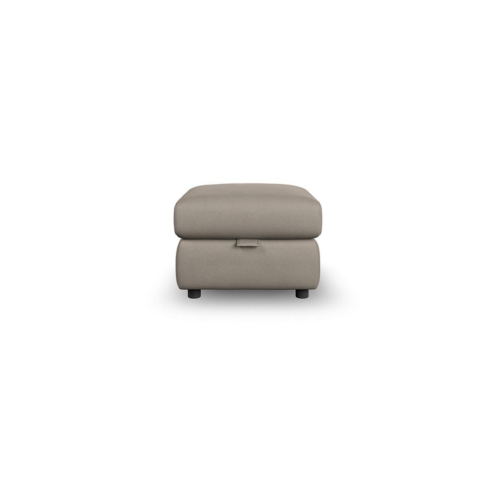 Dalton Storage Footstool in Bella Latte Fabric 3