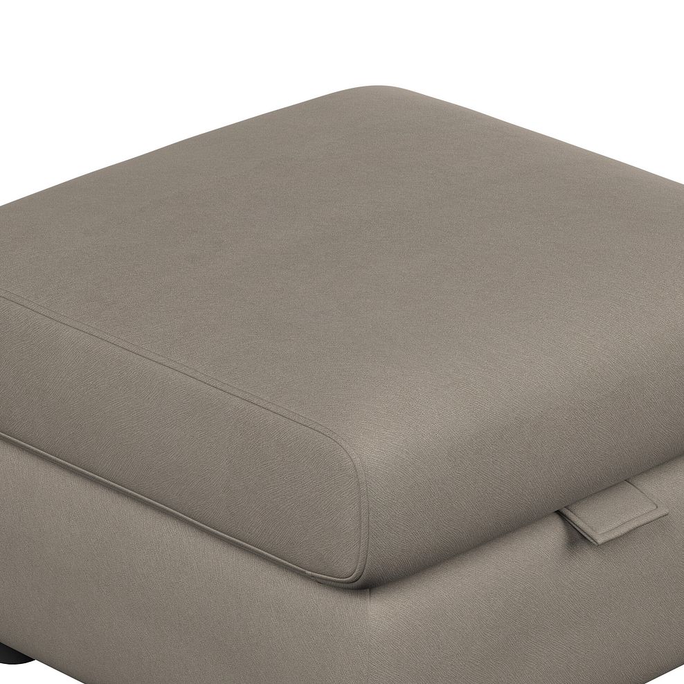 Dalton Storage Footstool in Bella Latte Fabric 7