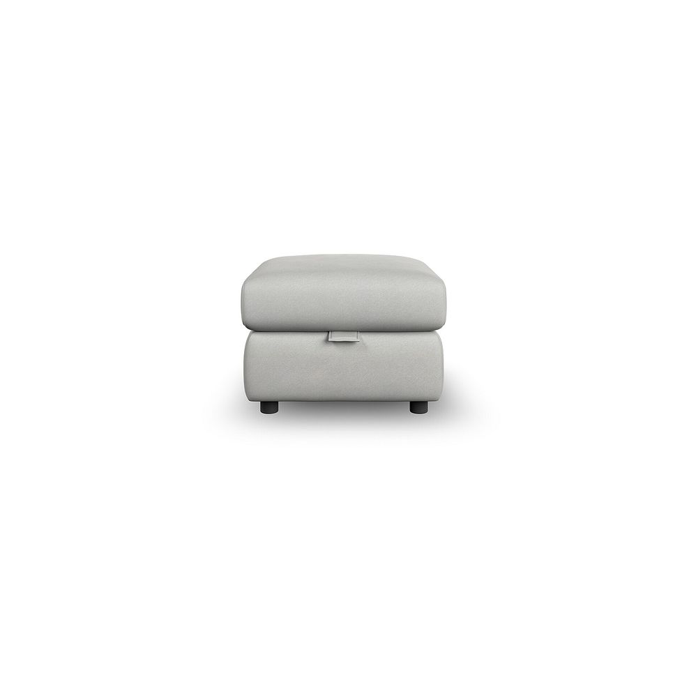 Dalton Storage Footstool in Bella Lead Grey Fabric 3