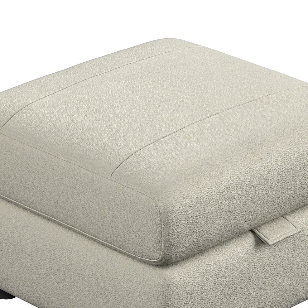 Dalton Storage Footstool in Bone China Leather 7