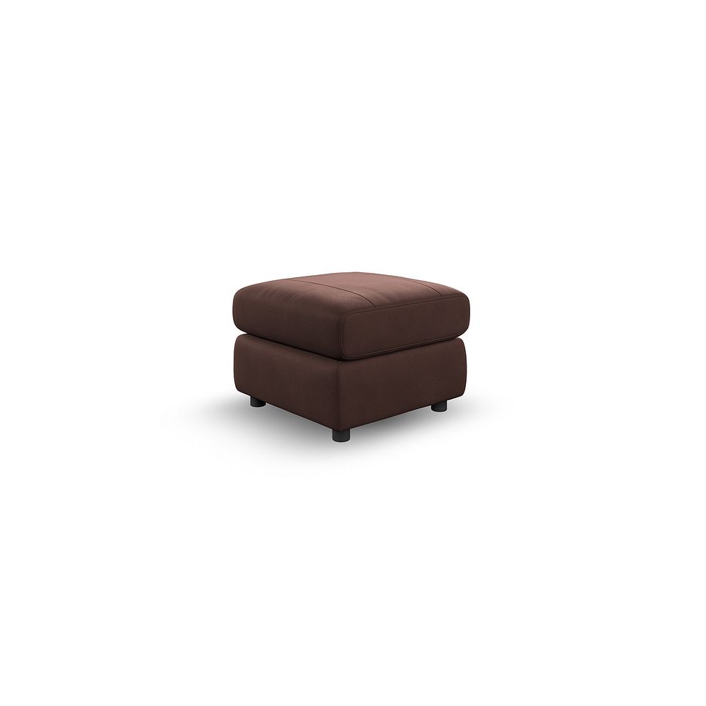 Dalton Storage Footstool in Chestnut Leather 4